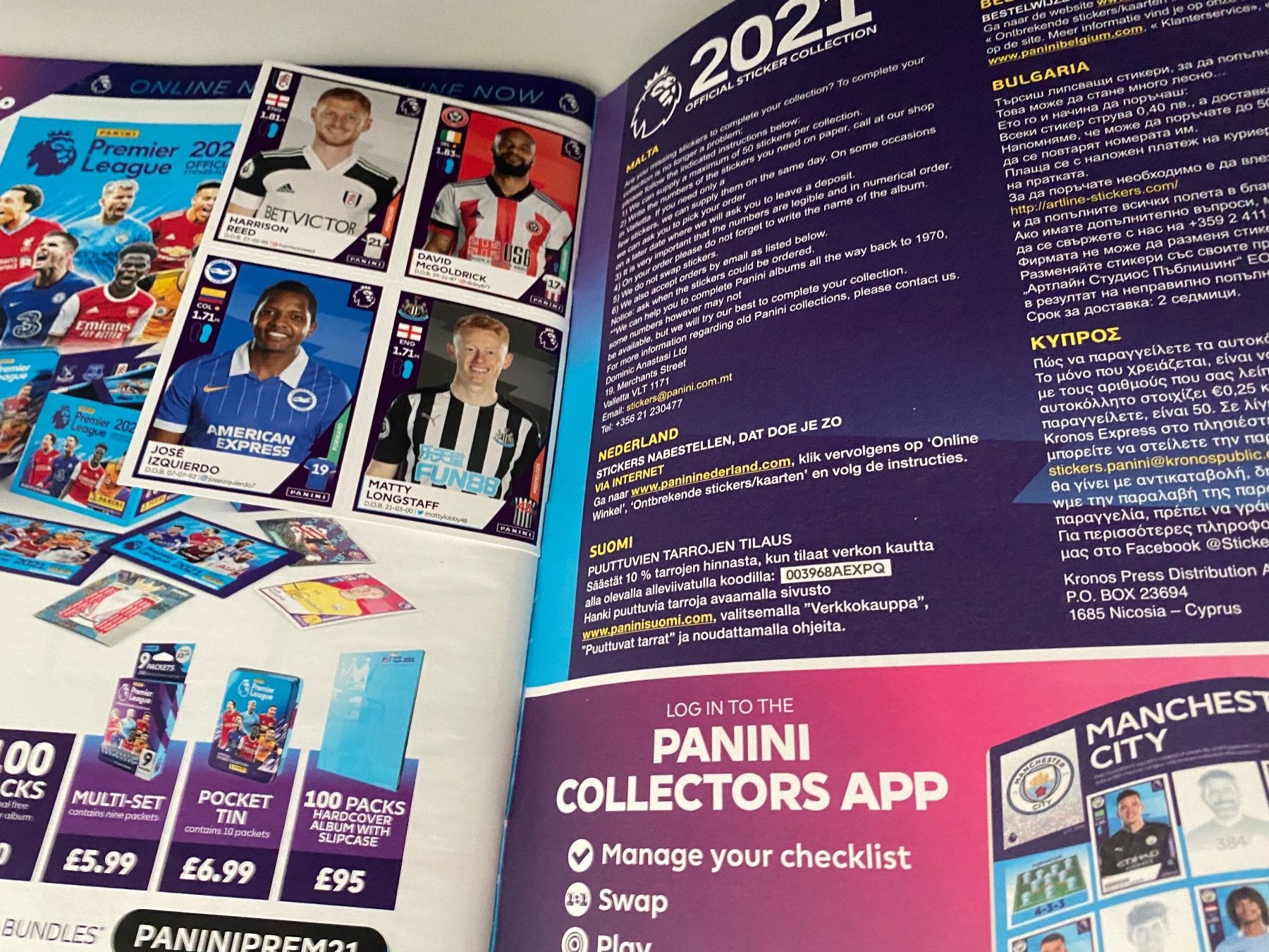 Panini Albums: Panini Premier League 2021 – Leeres Stickeralbum (Original) – Neuf (Voir description) à Hergiswil LU par FcMalkov 8