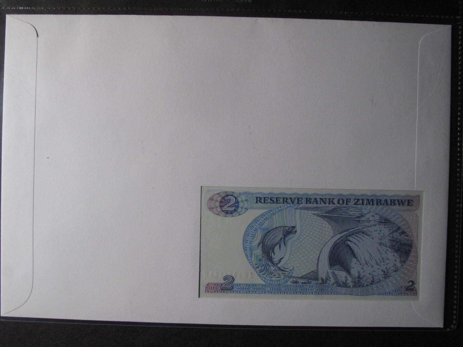 Banconote: Banknotenbrief Zimbabwe 1996 – Usato da Wil SG venduto da fva01 1
