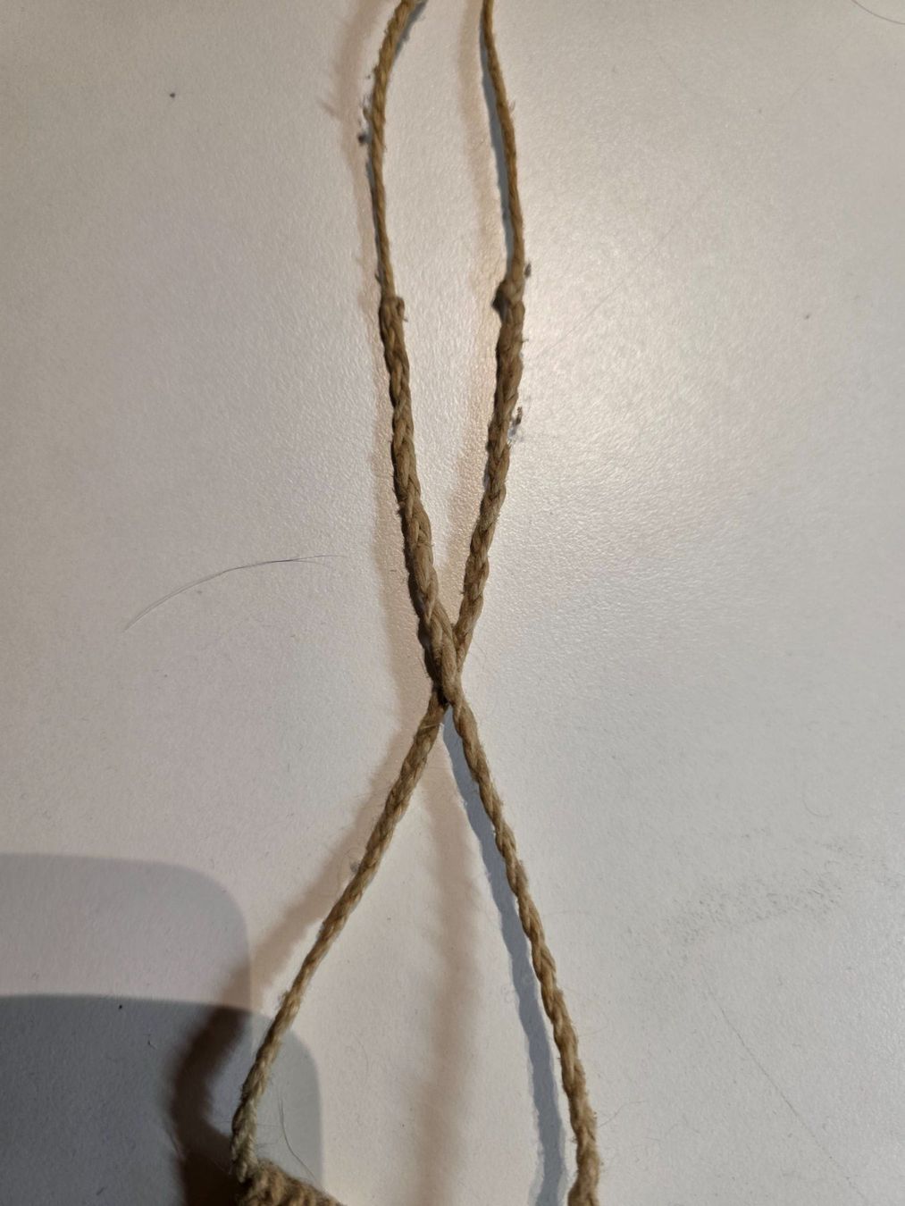 Catenine: Halskette Schnur Bast Kette mit Bohnen 64 cm – Usato da Walterswil BE venduto da Lonitti 4