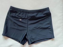 Badehose schwarz mit Reissverschlusstasche NEU