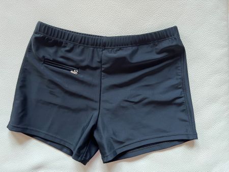 Badehose schwarz mit Reissverschlusstasche NEU