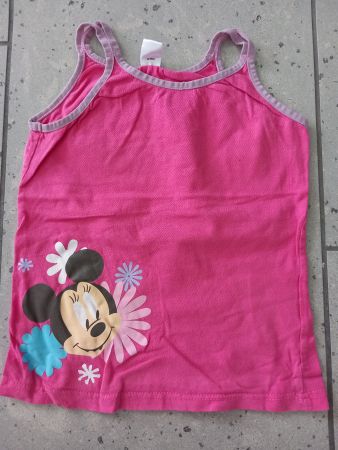 Pinkes Hemd, Gr.104, Mickey Maus