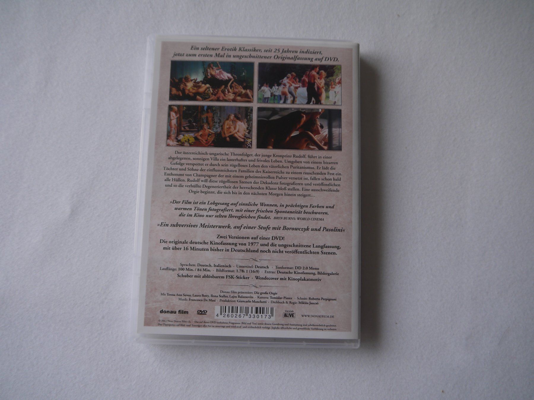 Tutti i DVDs: Die grosse Orgie(1976) - uncut Langfassung – Usato da Hagendorn venduto da Blaf 1
