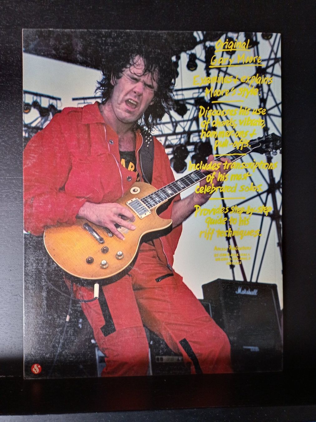 Libri: Original Gary Moore by Wolf Marshall – Usato da Bad Zurzach venduto da BG1 1