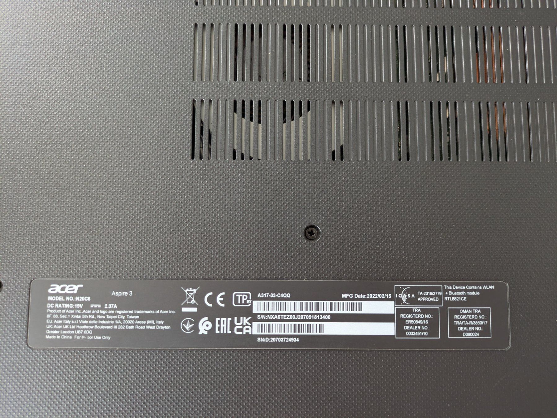 Acer Aspire 3 17