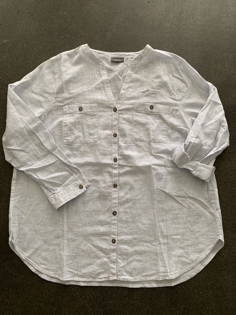 C&A Blusen: Leinen Baumwoll Bluse Gr 50 neu – Neu (gemäss Beschreibung) aus Thun von Chrabu