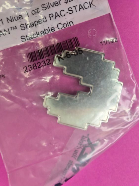 1 OZ Silbermünze Niue 2021 PAC MAN .999 Silver (Neu und ...