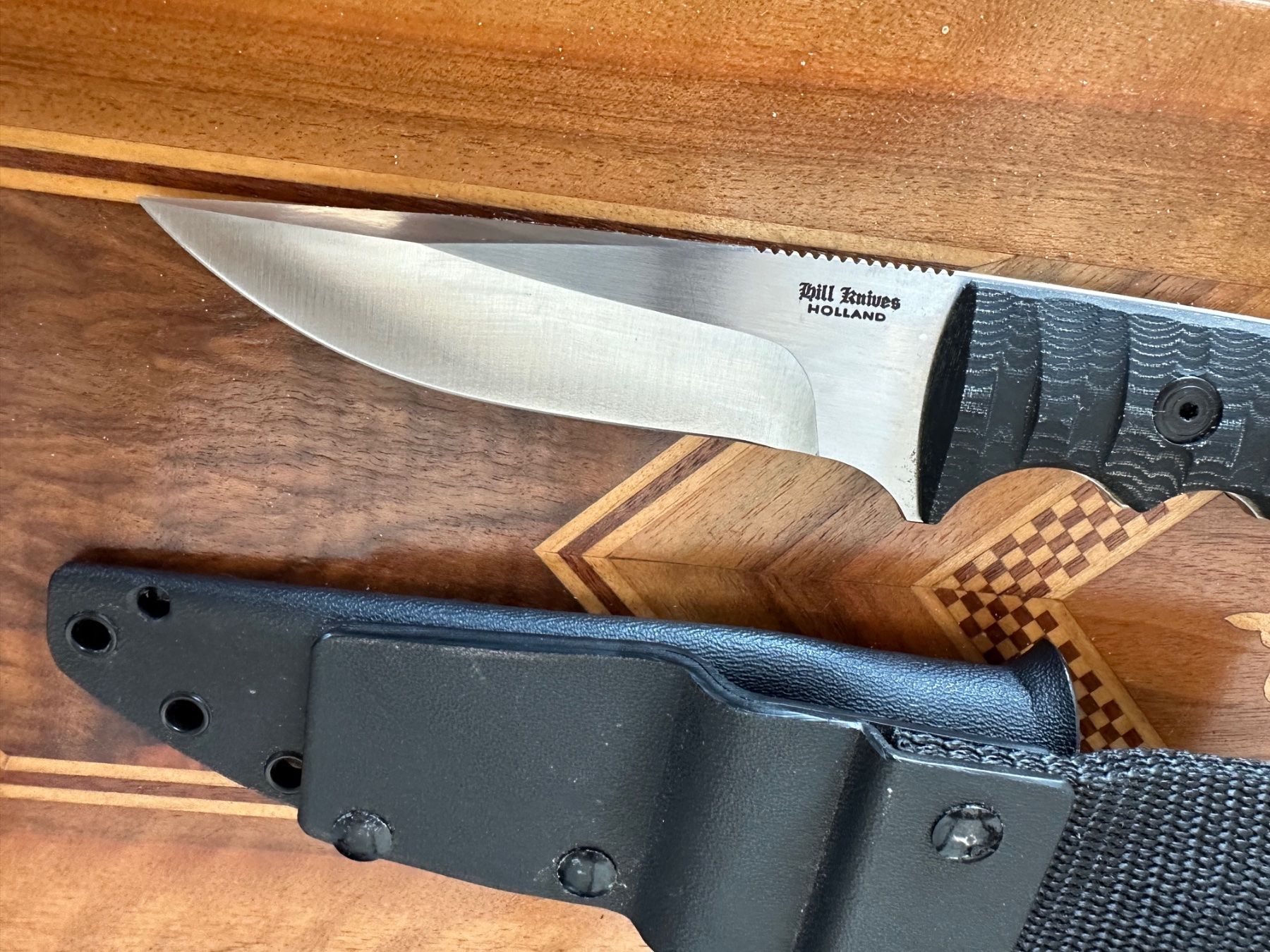 Zubehör: Hill Knives Outdoormesser mit Kydex Scheide – Gebraucht aus Zürich von Zuerich_Seebach 2