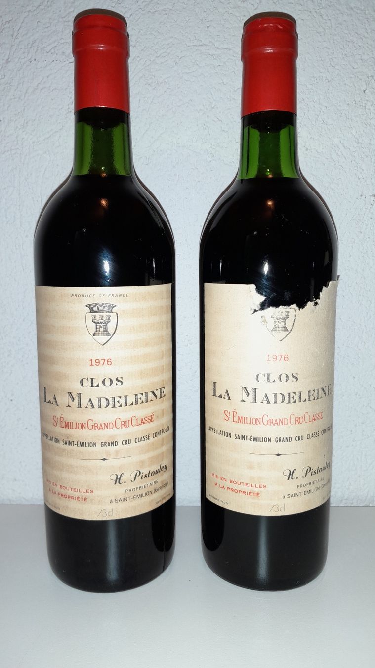 Vino: 1976 CLOS LA MADELEINE 1976 – Nuovo (secondo la descrizione) da Venthône venduto da achos