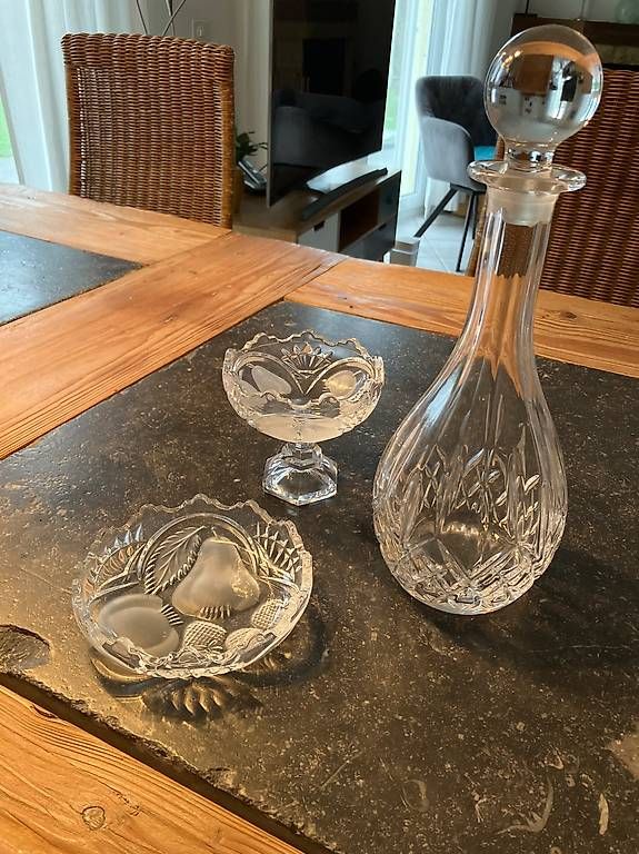 Assiettes: Vaisselle cristal de Boèmes 16 pièces – D'occasion à St-Barthélemy VD par VivianF 2
