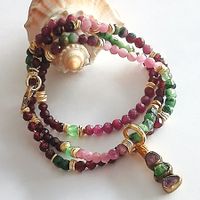 Turmalin Halskette oder Armband - Turmalin-Anhänger  Emarra