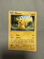 Pokémon Karte Pikachu 48/162 Basis deutsch gebrauchter Zusta