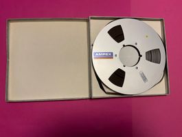 Ampex 1/2 Zoll Spule mit Band und Hülle für ReVox,Teac,
