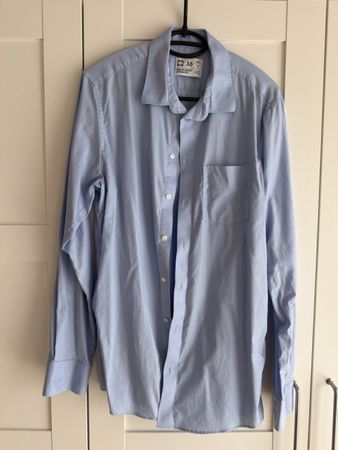 Engelbert Strauss Hemd, hellblau, Gr. 38, Slim Fit