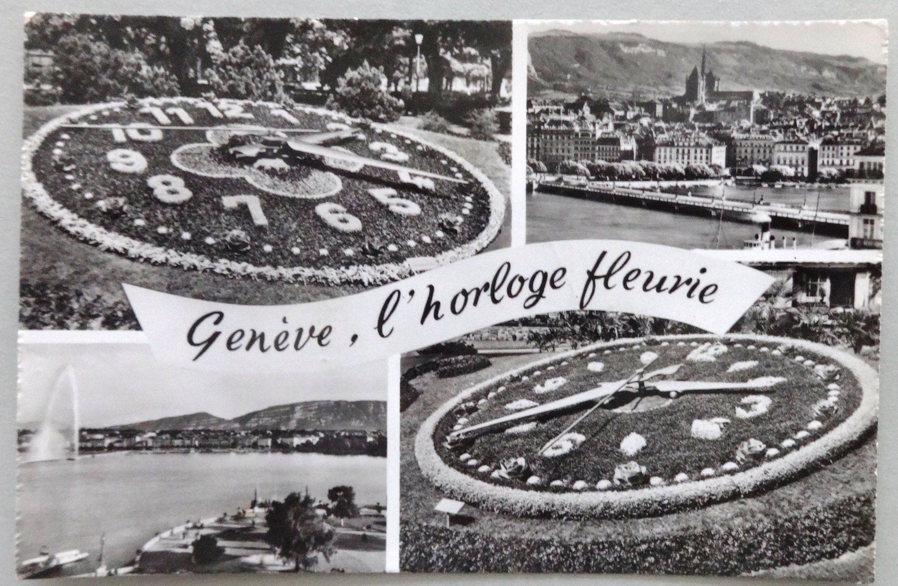 Cartes postales: Genève - l' horloge fleurie – D'occasion à Fétigny par Billy2miny