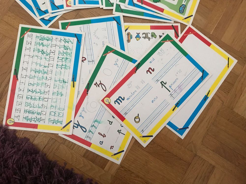 Set D'ardoises éducatives Small Foot - Apprendre à écrire Lettres Et Chiffres - Bois FSC - À Partir De 5 Ans