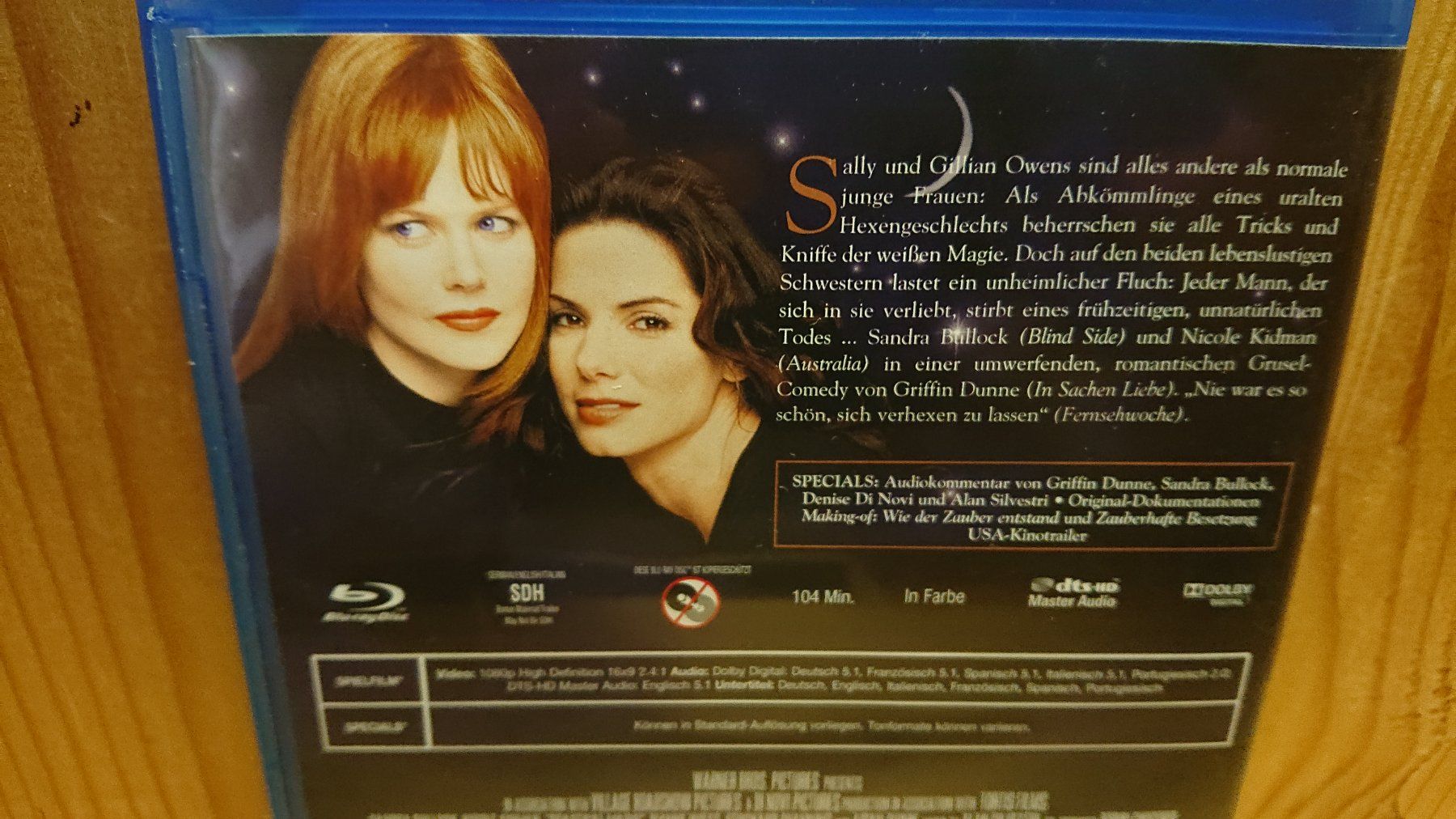 Tutti i DVDs: PRACTICAL MAGIC ZAUBERHAFTE SCHWESTERN auf Blu-Ray – Usato da Wilderswil venduto da Exebub 2