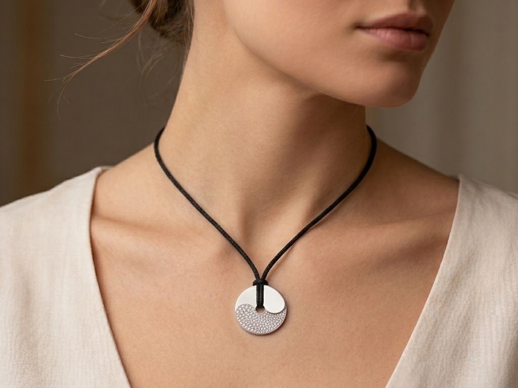 Catenine: Collier dinh van en Or Blanc avec Diamants – Usato da Geneve venduto da iBest