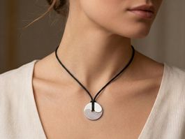 Collier dinh van en Or Blanc avec Diamants