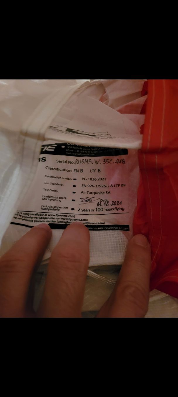 Ozone Sport dell'aria & Aquiloni: Ozone Rush 6, Grösse MS – Usato da Zeihen venduto da Kfranz 3