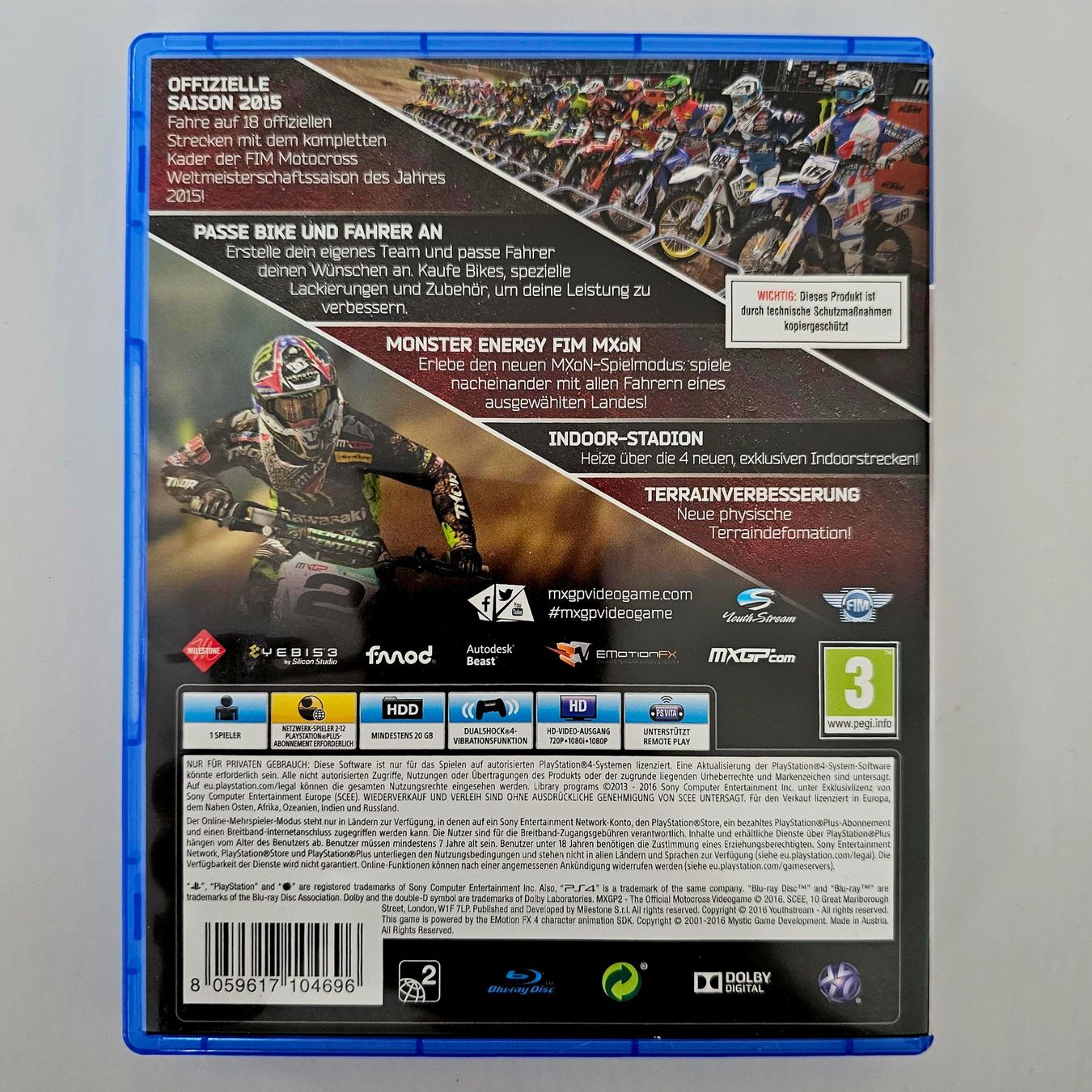 Sony Giochi: MXGP 2 (PS4) – Usato da Holziken venduto da Miglioregamesnmore 1