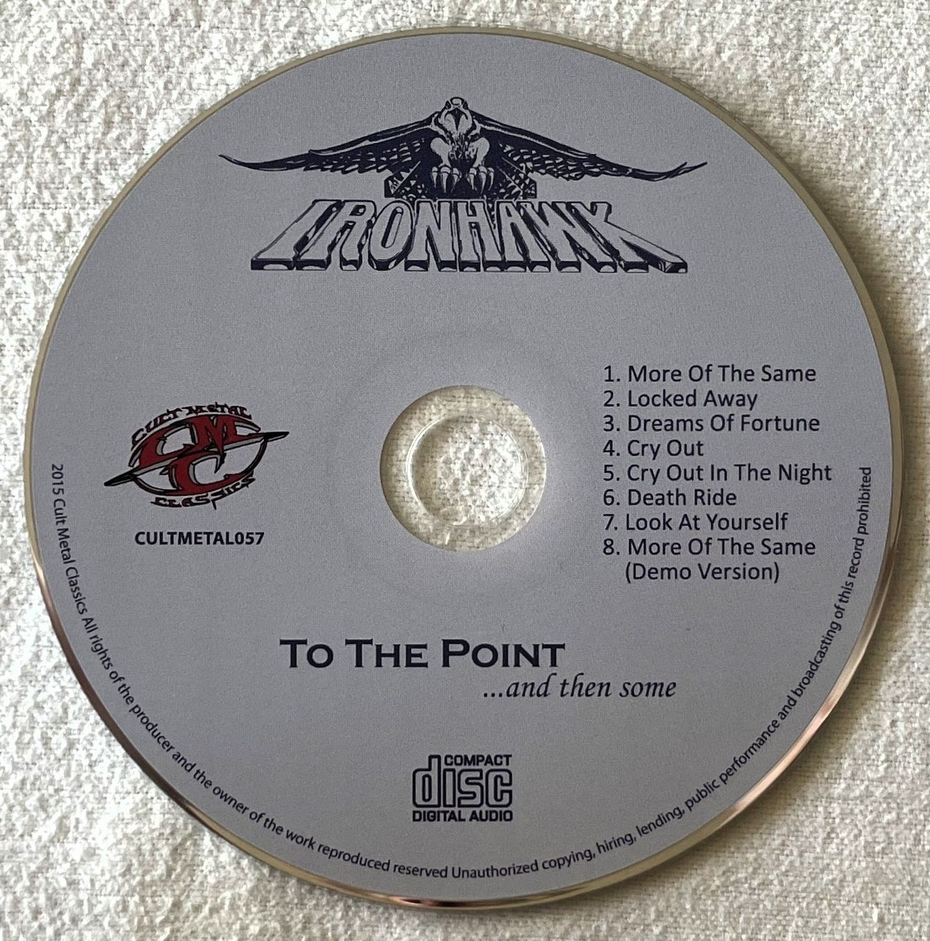 CDs: Ironhawk - To The Point ...And Then Some - CD - 2015 – Neu (gemäss Beschreibung) aus Uster von Zardodel 2