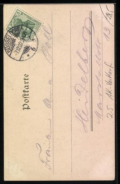Cartoline postali: Ansichtskartenverkäufer präsentiert se – Usato da Berlin venduto da bartko-reher 1
