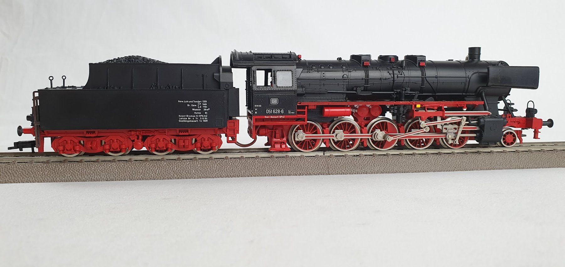 Fleischmann Modellini di ferrovie: Fleischmann 4177 DC DB BR 051 628-6, analog, OVP – Usato da Seon venduto da voAllBah 1