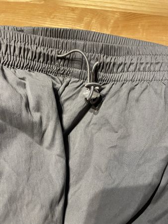 Outdoor-Hose Zara grau S mit Gummizug und Schnuerung