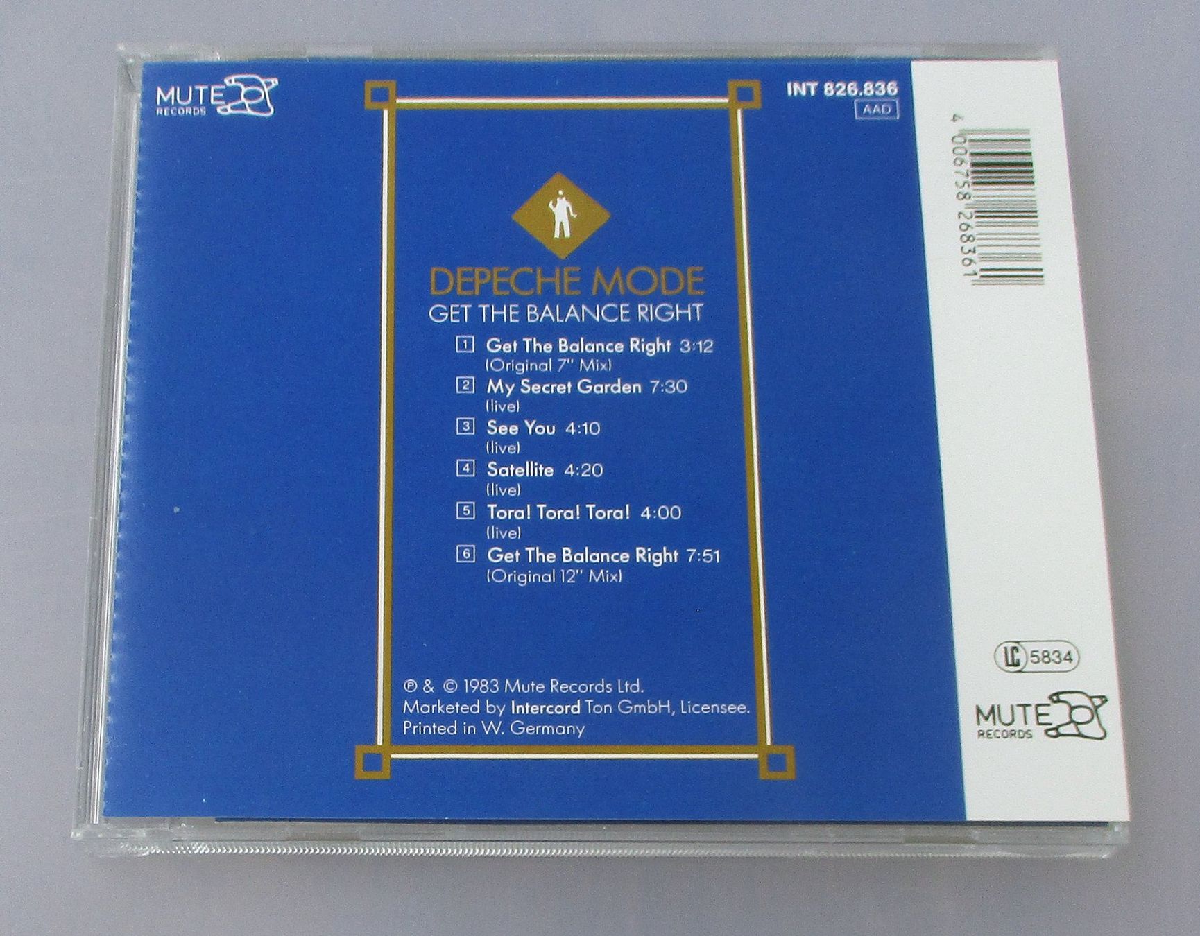 CD: DEPECHE MODE - Get The Balance Right – Usato da Wattwil venduto da Muriel11 1