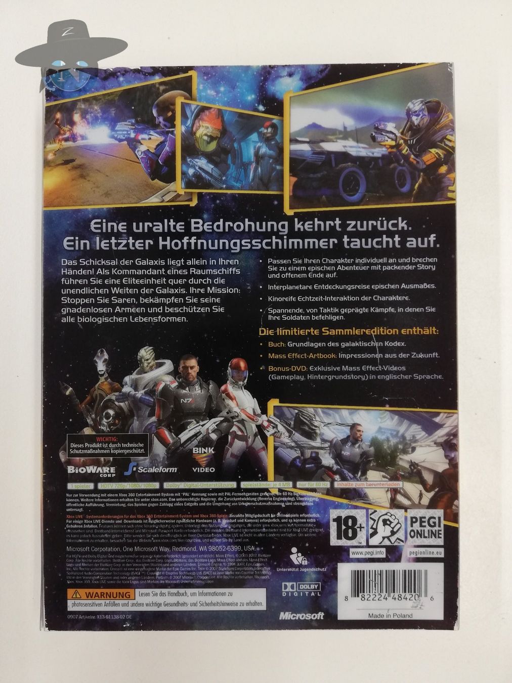 Microsoft Giochi: Mass Effect          / Collectors Edition / XBox360 – Usato da St. Gallen venduto da zorro_dc 1