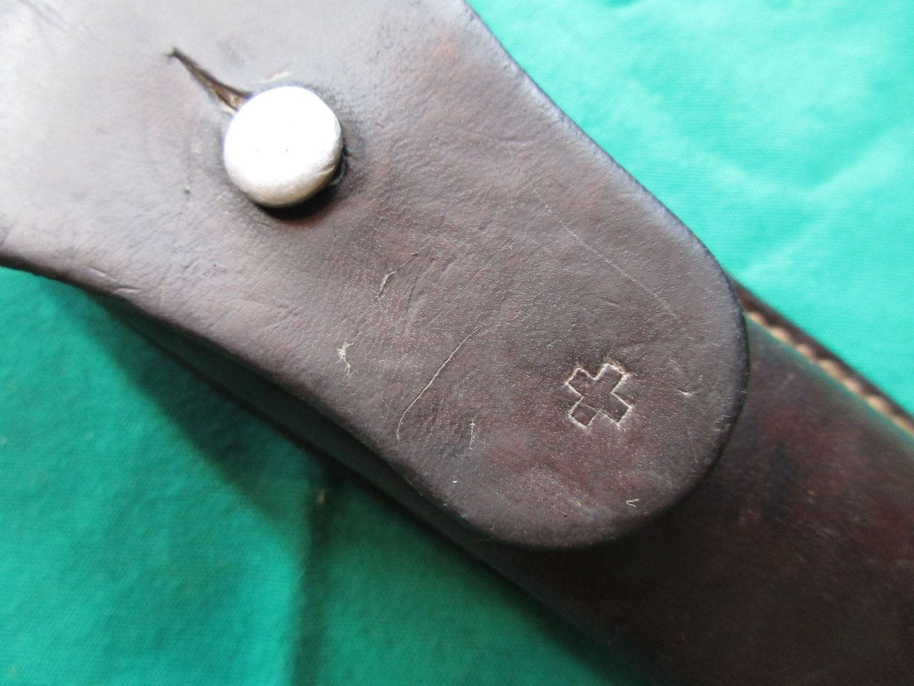 Schweizer Armee Armi bianche: Futteral zu Schiessbecher K31, 1945 – Usato da Bowil venduto da vifi01 1