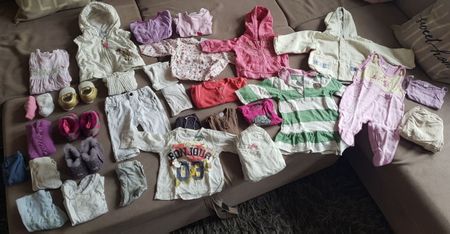 Sehr schönes Mädchen Kleiderset in der Grösse 62/68