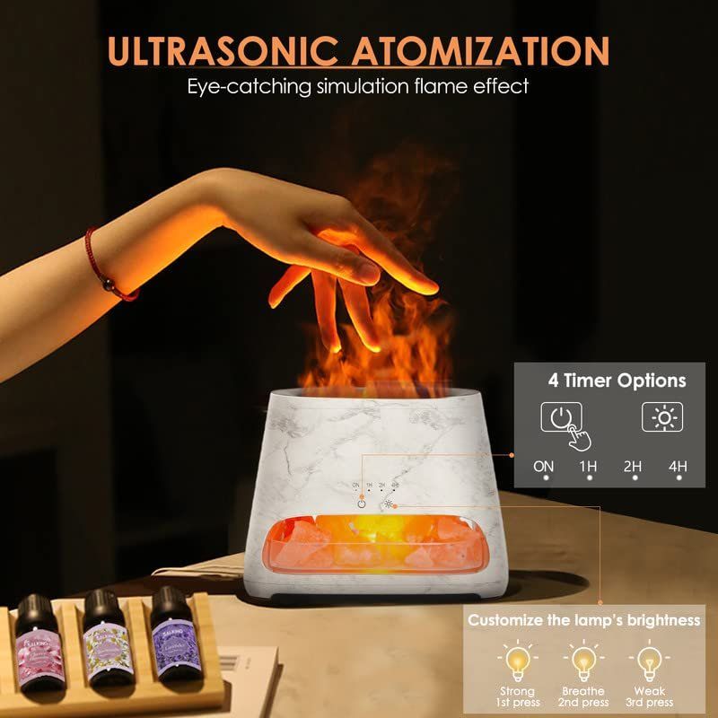 Diffusori di oli essenziali: Salzlampe Aromadiffusor Duftdiffusor Flammeneffekt 150ml – Nuovo e nell'imballaggio originale da Basel venduto da EchoPeak 3