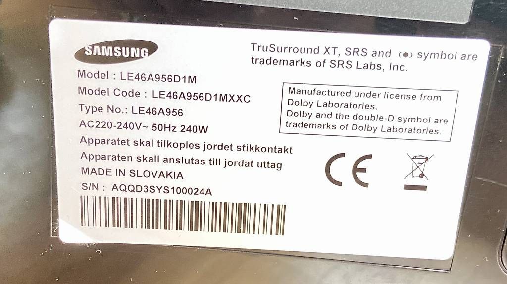 Televisori: Samsung TV 117cm – Usato da Thalwil venduto da roberts74 2