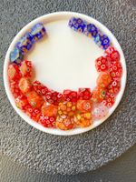 Schöne  Millefiori Glasperlen *Mix*