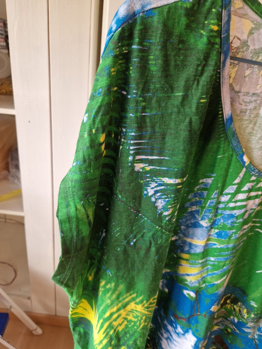 Kleider: Kleid Grün, Blau gemustert – Gebraucht aus Niederbipp von Trude04 6