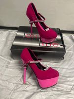 High Herls Stiletto Pumps rot/pink Gr 37 Neu