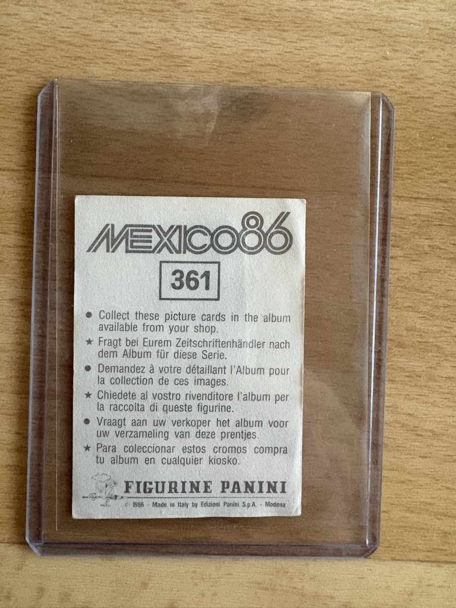 Panini Carte collezionabili: Panini Sticker Michael Laudrup World Cup  Mexico 86  – Nuovo (secondo la descrizione) da Wünnewil venduto da VinRa 1