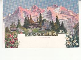 Eiger Mönch Jungfrau Albenglühn, ca. 1900