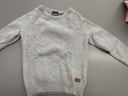 Timberland Maglione, Lana Merino 100%, Taglia M, Grigio