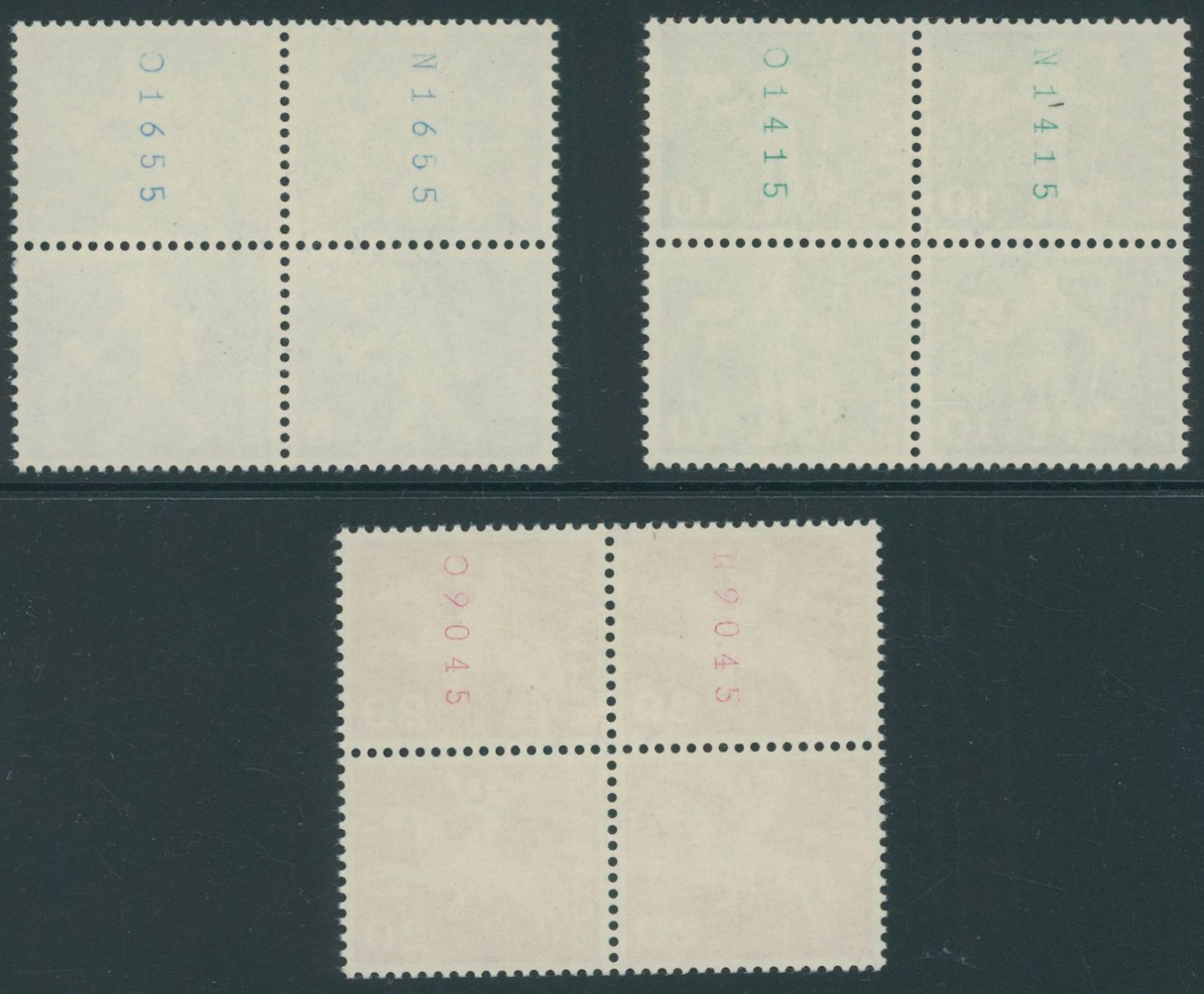 Tutti i francobolli: 1960 - Rollenmarken - Viererblock - Ersttag Stempel ET – Usato da Schindellegi venduto da leecollect 1