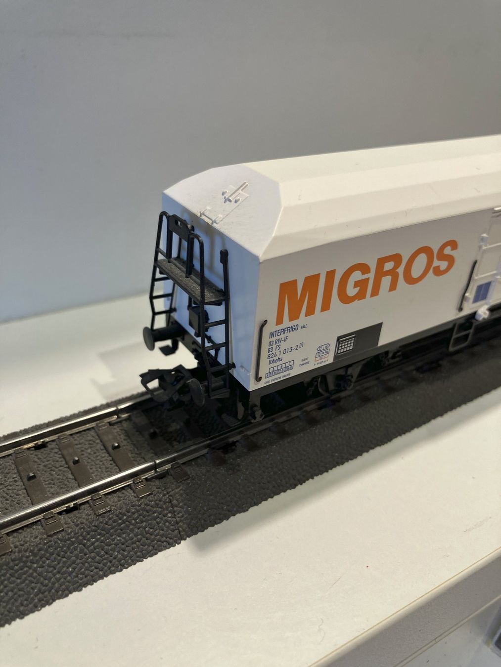 Märklin Modellini di ferrovie: märklin güterwagen "migros" H0 – Usato da solothurn venduto da Lrz74 1