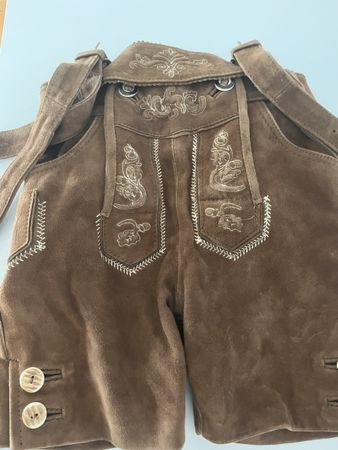 Oktoberfest Kinder Lederhose / Trachtenhose Gr 128