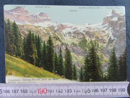 ENGELBERG ONW AK OBHAAG-ALP MIT "END' DER WELT"