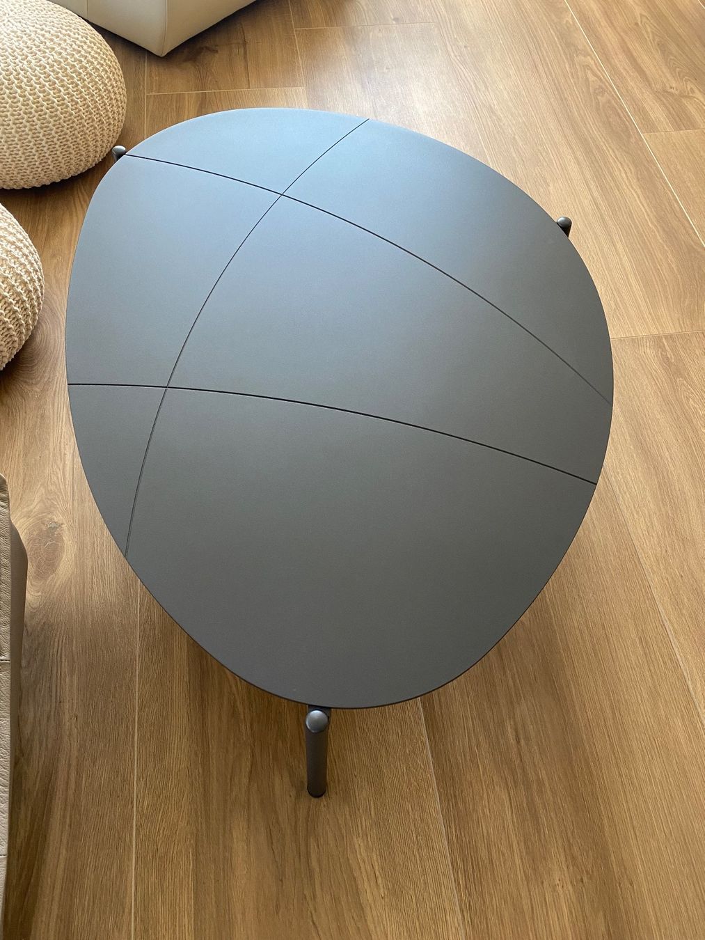 Tavoli: Table basse design ovale  Cobblestone, valeur neuf 399.- – Nuovo (secondo la descrizione) da Saillon venduto da Libellule7 1