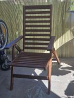 4x Chaise de jardin IKEA ÄPPLARÖ bois pliable