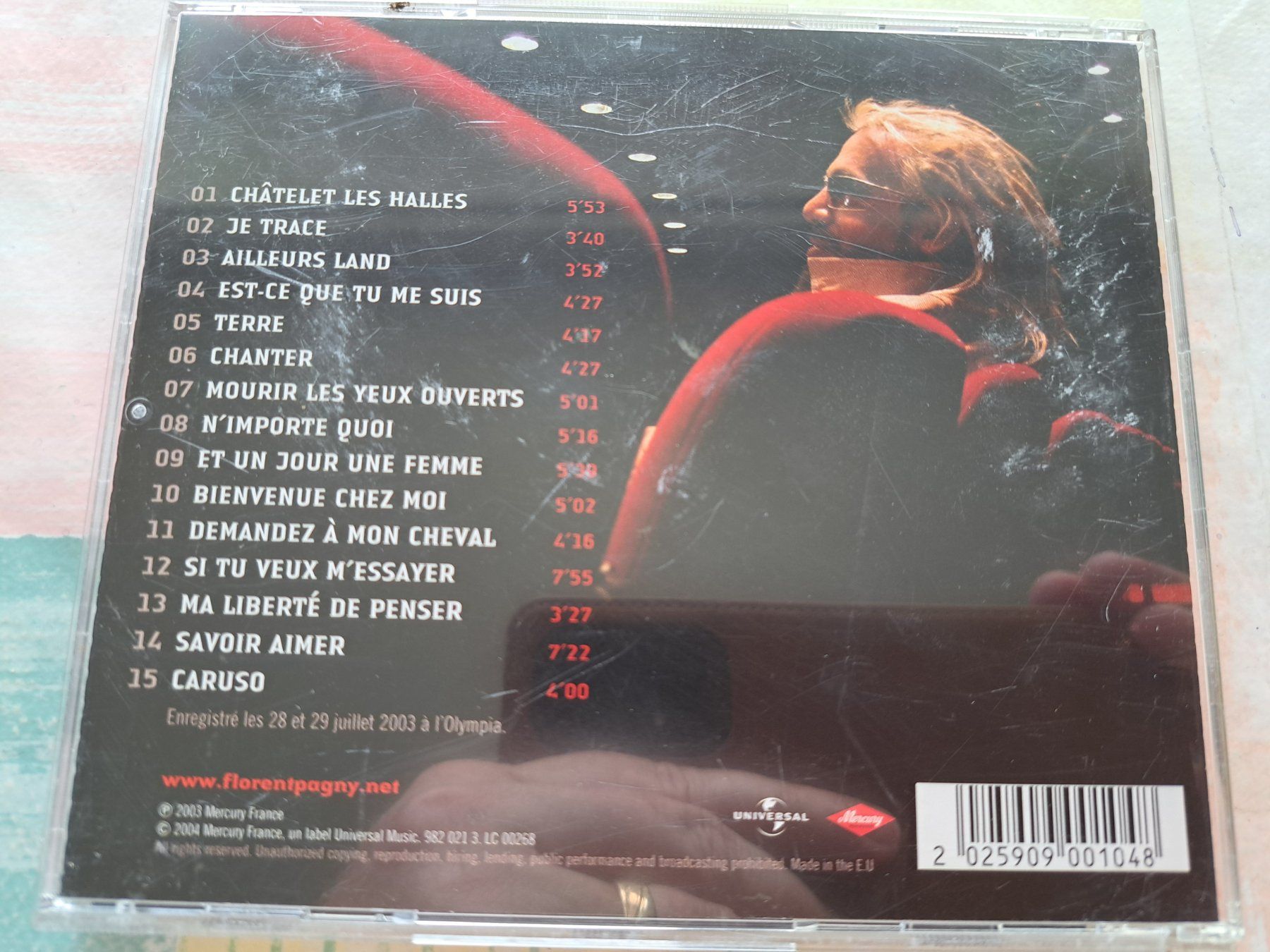 CDs: Cd Florent Pagny - Olympia 2005 – D'occasion à Pully par bro_n52j 1