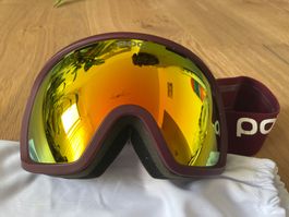POC Fovea Skibrille, bordeauxrot