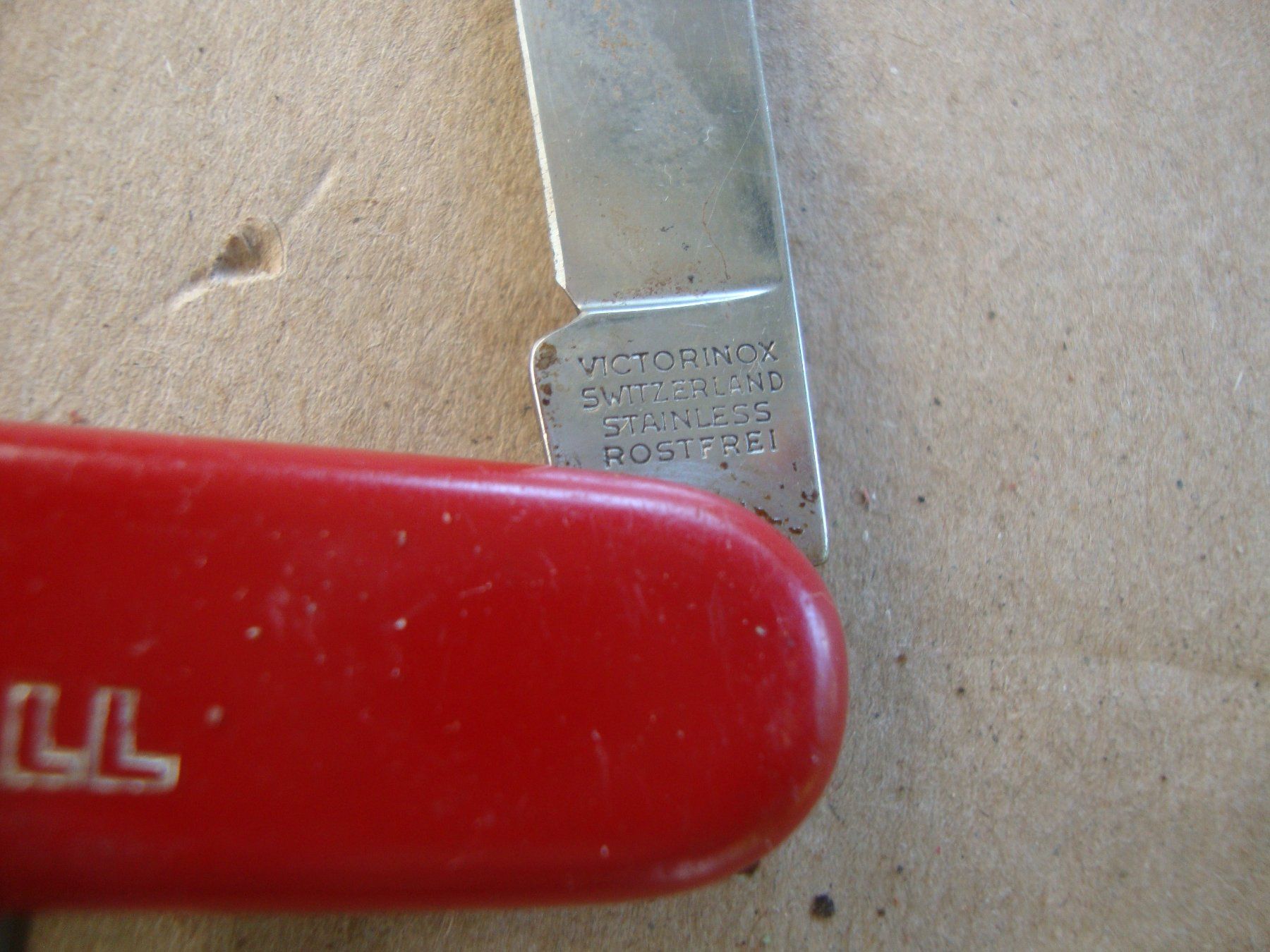 Victorinox Taschenmesser: Sackmesser Victorinox Officier, "Winterthur Unfall" – Gebraucht aus Winterthur von halle07 2